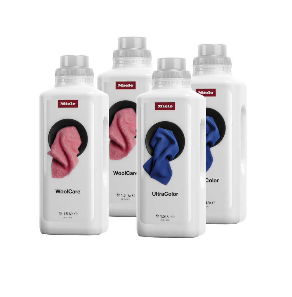 Набор для стирки деликатных тканей и изделий из шерсти WoolCare и цветного белья UltraColor Miele купить в Екатеринбурге | Всегда в наличии! | Артикул 12144770 | Официальный сайт