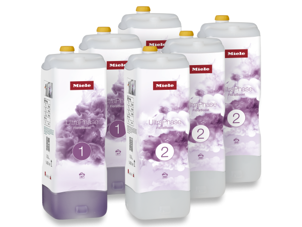 Набор картриджей для стирки UltraPhase FloralBoost Limited Edition (6 шт) Miele купить в #REGION_NAME_DECLINE_PP# | Всегда в наличии! | Артикул 12282430 | Официальный сайт