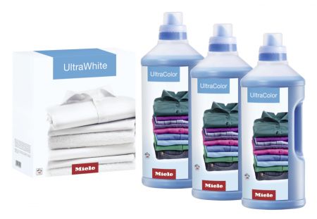 Набор моющих средств для стиральных машин 3хUltraColor + 1хUltraWhite Miele купить в Екатеринбурге | Всегда в наличии! | Артикул 11347740 | Официальный сайт