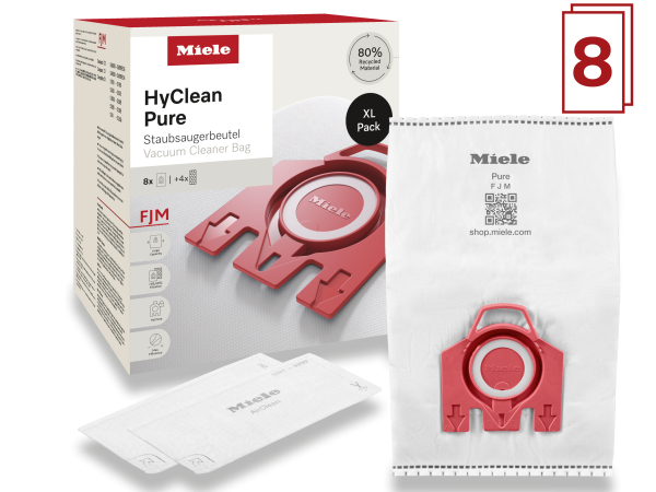 Комплект мешков-пылесборников HyClean Pure FJN XL Miele купить в #REGION_NAME_DECLINE_PP# | Всегда в наличии! | Артикул 12498160 | Официальный сайт